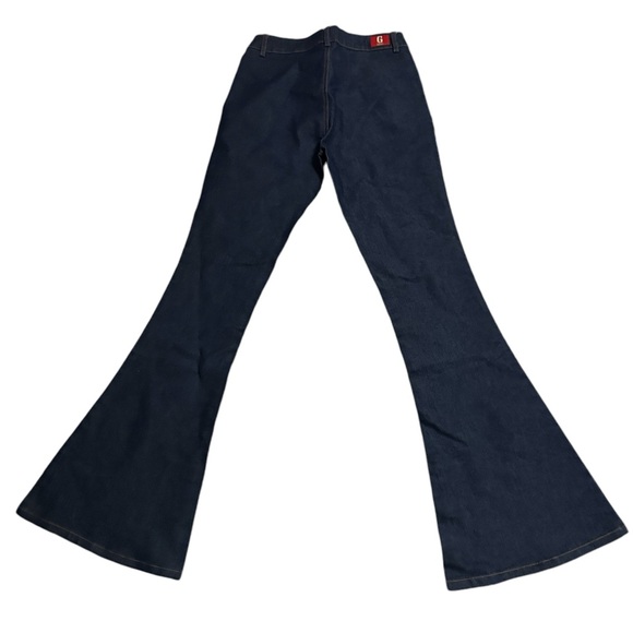 Guess vintage extreme flare high waist button up jeans 26 - Picture 2 of 9